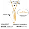 Wholesale Women's Jewelry Set Electroplated Titanium Steel And Stainless Steel Animal Style Earrings And Necklace