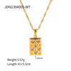 Wholesale Women's Jewelry Set Electroplated Titanium Steel And Stainless Steel Animal Style Earrings And Necklace