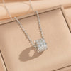 Wholesale Women's Jewelry Set Honeycomb Pattern Light Luxury Style Gold Plated Environmentally Friendly Copper O Word Chain Necklace And Earrings
