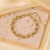 Wholesale Women's Jewelry Set 18K Real Gold Plated Titanium Steel With Love Water Drops Bells Pattern Clavicle Ochain Necklace