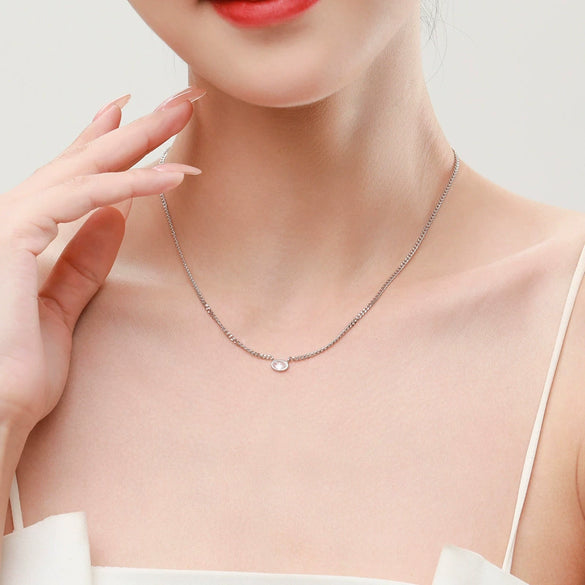 Wholesale Women's Jewelry Set S925 Silver Seiko Geometric Stars Sun Moon Clouds Universe Cuban Chain Ring Necklace Earrings