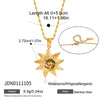 Wholesale Women's Jewelry Set Stainless Steel Titanium Steel Electroplated Marine Life Pattern Earrings Necklace Accessories