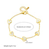 Wholesale Women's Jewelry Stainless Steel Plants And Flowers Style Earrings Necklaces And Bracelets