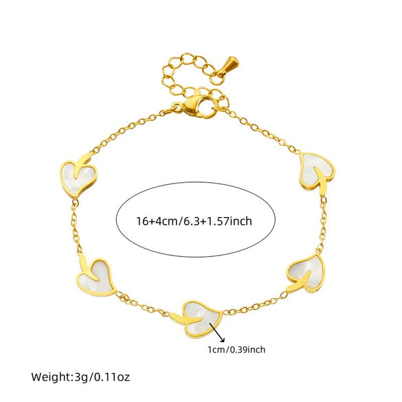 Wholesale Women's Jewelry Stainless Steel Plants And Flowers Style Earrings Necklaces And Bracelets