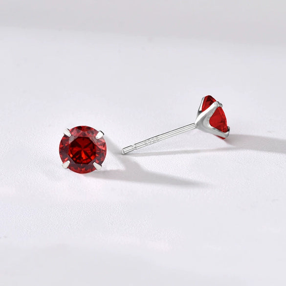 Wholesale Women's Jewelry 925 Sterling Silver Earrings With Geometric Zircon Design