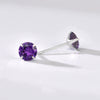 Wholesale Women's Jewelry 925 Sterling Silver Earrings With Geometric Zircon Design