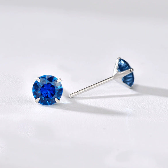 Wholesale Women's Jewelry 925 Sterling Silver Earrings With Geometric Zircon Design