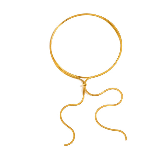 Wholesale Women's Jewelry Titanium Steel Box Chain With Geometric Style