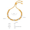 Wholesale Women's Jewelry 316L Stainless Steel Exaggerated Eyes Pendant Bracelet With Geometric Pattern And Dripping Oil Design