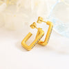 Wholesale Women's Jewelry Titanium Steel Exotic Geometric Electroplated