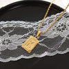 Wholesale Women's Jewelry 316L Stainless Steel Luxury Retro Necklace With Geometric Pattern And Electroplating Treatment