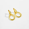 Wholesale Women's Joker Design Ear Jewelry Copper Electroplated Platinum And 18K Gold