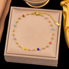 Wholesale Women's 18K Gold Geometric Irregular Chain Necklace With Real Gold Plating In The Furnace