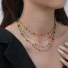 Wholesale Women's 18K Gold Geometric Irregular Chain Necklace With Real Gold Plating In The Furnace