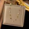 Wholesale Women's 18K Gold Geometric Irregular Chain Necklace With Real Gold Plating In The Furnace