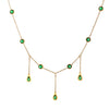 Wholesale Women's 18K Gold Plated Stainless Steel Geometric Drop Shape Tassel Necklace