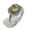 Wholesale Women's 18K Goldplated Geometric Stainless Steel Ring Light Luxury Jewelry