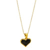 Wholesale Women's 18K Goldplated Light Luxury Heartshaped Stainless Steel Pendant Necklace