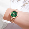 Wholesale Women's Leisure Alloy Case Steel Belt Quartz Watch With Round Dial And Ordinary Glass Mirror