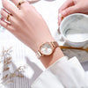 Wholesale Women's Leisure Alloy Case Steel Belt Quartz Watch With Round Dial And Ordinary Glass Mirror