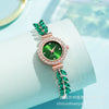 Wholesale Women's Leisure Quartz Watch Alloy Material Round Dial Rhinestone Jewelry