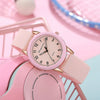 Wholesale Women's Leisure Quartz Watch With Alloy Case And Silicone Strap In Round Shape