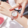 Wholesale Women's Leisure Quartz Watch With Metal Case Imitation Leather Strap And Round Dial