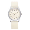 Wholesale Women's Leisure Quartz Watch With Plastic Case Stainless Steel Buckle And Silicone Strap Round Dial