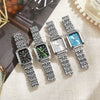 Wholesale Women's Leisure Square Alloy Watch With Stainless Steel Buckle