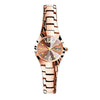 Wholesale Women's Leisure Tungsten Steel Color Round Dial Steel Strap Waterproof Watch