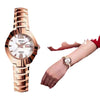 Wholesale Women's Leisure Tungsten Steel Color Round Dial Steel Strap Waterproof Watch