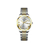 Wholesale Women's Leisure Tungsten Steel Color Round Dial Steel Strap Waterproof Watch
