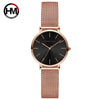 Wholesale Women's Leisure Watch With Round Dial Alloy Case Stainless Steel Strap And Buckle Mineral Reinforced Glass Mirror Japanese Movement Waterproof
