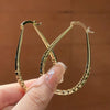 Wholesale Women's Light Luxury Alloy Drop Shape Electroplated Earrings