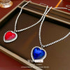 Wholesale Women's Light Luxury Diamond Set Copper And Titanium Steel Flower Pendant Necklace