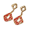 Wholesale Women's Light Luxury Dripping Oil Geometric Stainless Steel Earrings