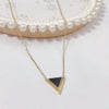 Wholesale Women's Light Luxury Fashion Versatile Titanium Steel Necklace With Geometric Pattern And Polish Finish