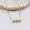 Wholesale Women's Light Luxury Fashion Versatile Titanium Steel Necklace With Geometric Pattern And Polish Finish