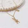 Wholesale Women's Light Luxury Fashion Versatile Titanium Steel Necklace With Geometric Pattern And Polish Finish