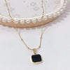Wholesale Women's Light Luxury Fashion Versatile Titanium Steel Necklace With Geometric Pattern And Polish Finish