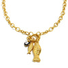Wholesale Women's Light Luxury Geometric Animal Zodiac Stainless Steel Electroplated O Word Chain Necklace With Fish Spring Buckle