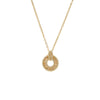 Wholesale Women's Light Luxury Geometric Copper And Zircon Necklace With Real Gold Plating For Clavicle