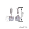Wholesale Women's Light Luxury Geometric Copper Earrings