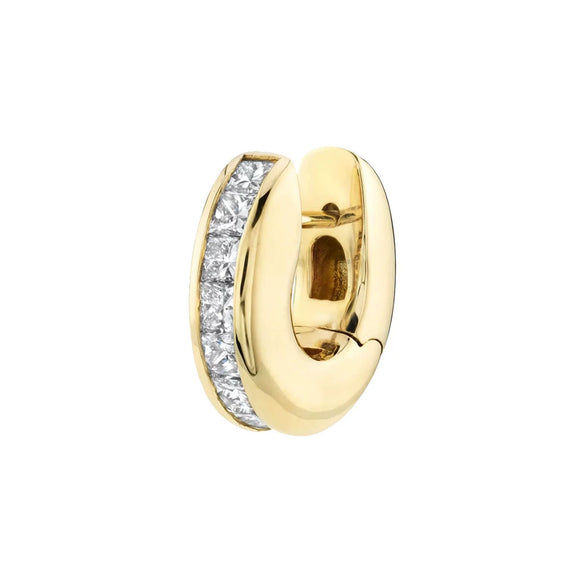 Wholesale Women's Light Luxury Geometric Copper Plated Real Gold Inlaid Zircon Earrings