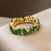 Wholesale Women's Light Luxury Geometric Copper Ring