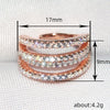 Wholesale Women's Light Luxury Geometric Copper Zirconia Earrings