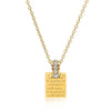Wholesale Women's Light Luxury Geometric Design Electroplated Steel 18K Gold Clavicle Necklace