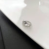 Wholesale Women's Light Luxury Geometric Doublelayer Gem Titanium Steel Electroplated Round Ring