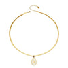 Wholesale Women's Light Luxury Geometric Eightpointed Star Stainless Steel Electroplated Pendant Blade Chain Necklace
