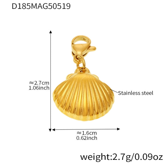 Wholesale Women's Light Luxury Geometric Ferris Wheel Octopus Starfish Diy Necklace In Stainless Steel And Titanium Steel With Electroplating